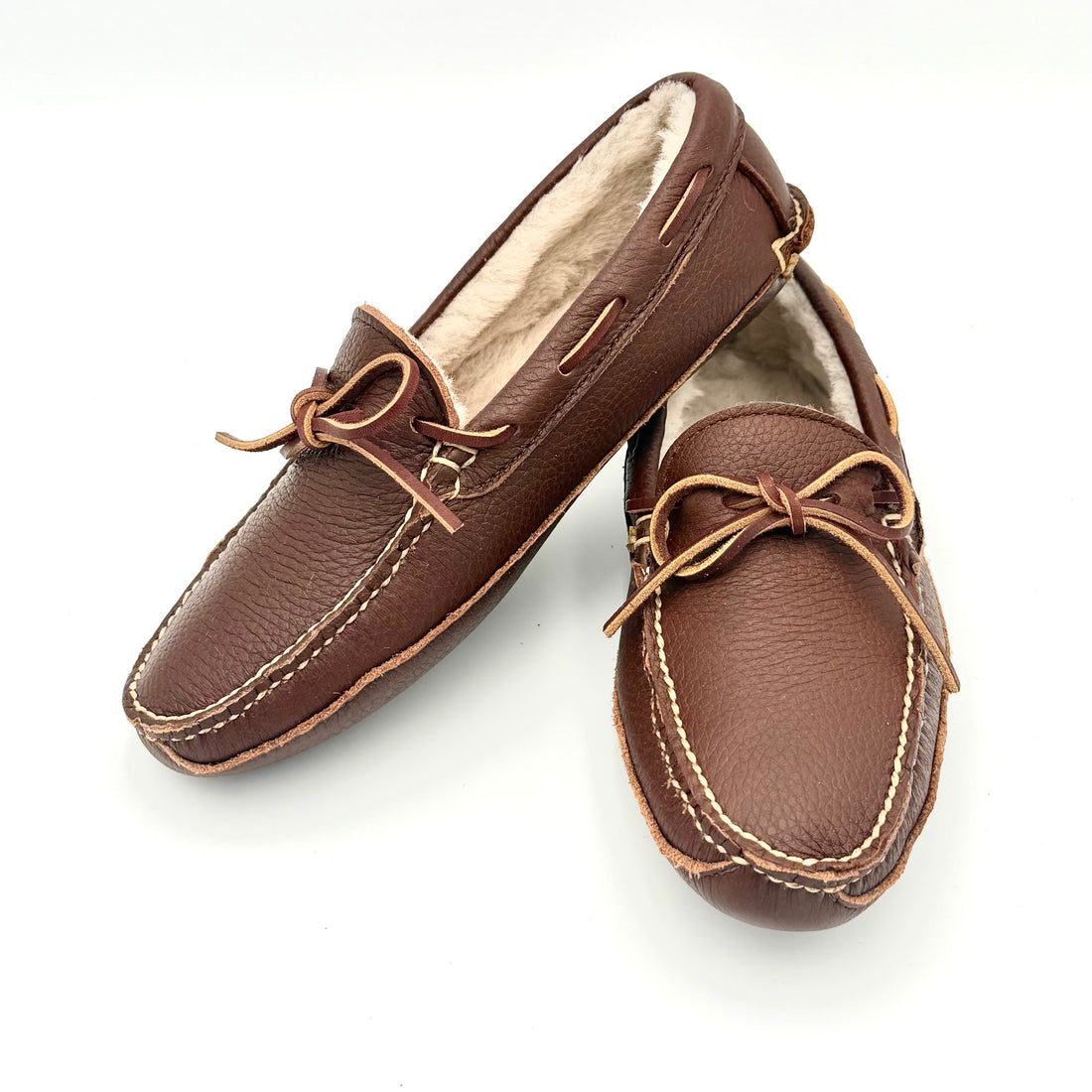 Women's Fairfield Slipper - Moose Russet - Beige Shearling