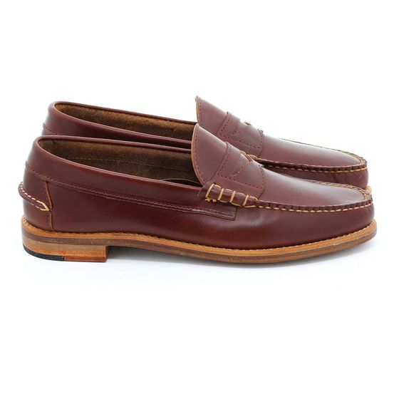 Beefroll Penny Loafers - British Tan, view 2