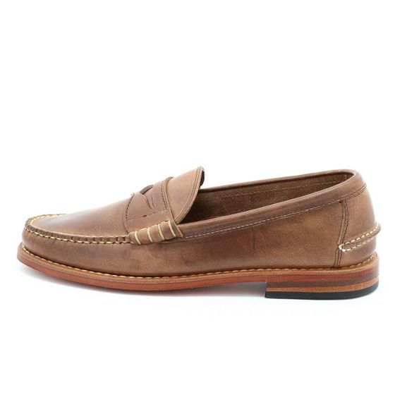 Beefroll Penny Loafers - Natural, view 6