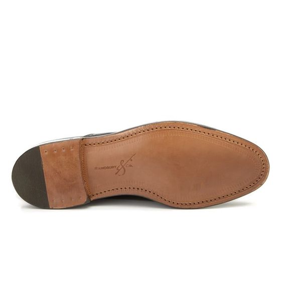 Brackett Oxford - Black Calf, view 3