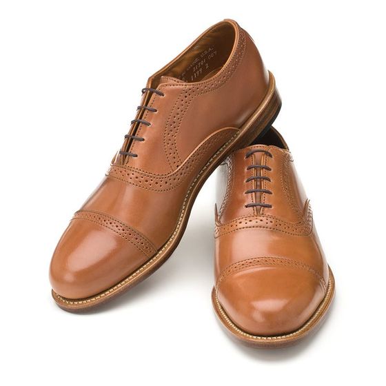 Brackett Oxford - Caramel Shell Cordovan