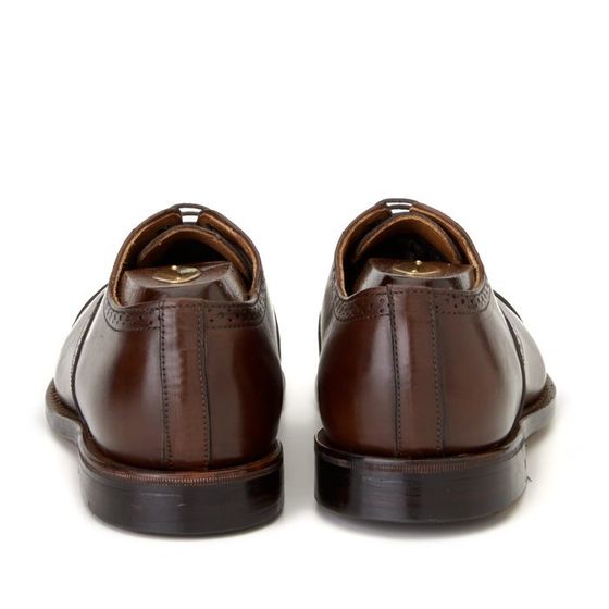 Brackett Oxford - Dark Brown Calf, view 4