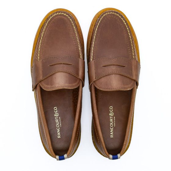 Cup Sole Penny Moc - Natural, view 3