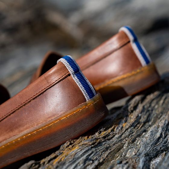 Cup Sole Penny Moc - Natural, view 4
