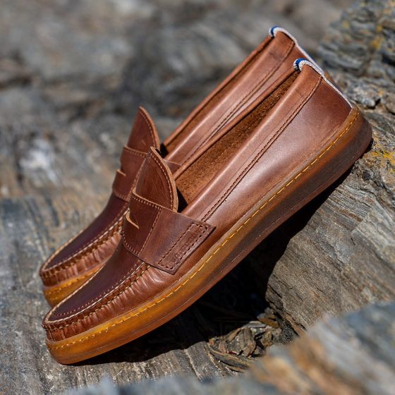 Cup Sole Penny Moc - Natural, view 6