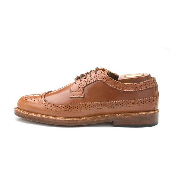 Cushman Longwing - Caramel Shell Cordovan, view 6