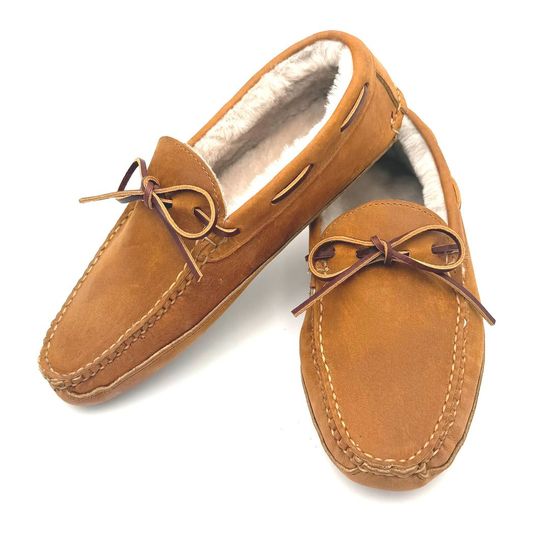 Fairfield Slipper - Wheat Chamois - Beige Shearling