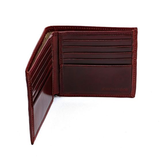 Hadlock 5-Slot Oxblood Shell Cordovan Bi-Fold Wallet
