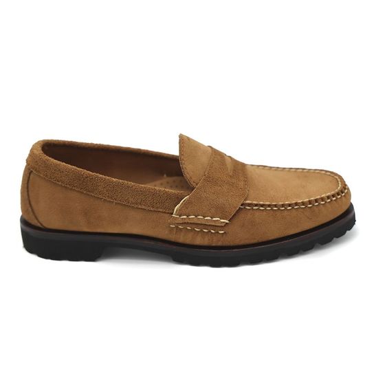 Halyard Pinch Penny Loafer - Olive Mohave, view 2