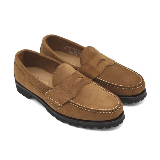 Halyard Pinch Penny Loafer - Olive Mohave, view 3