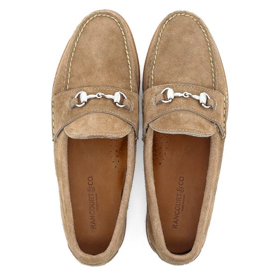 Horsebit Loafer w/ Lug Sole - Khaki Orion Fleshout, view 4