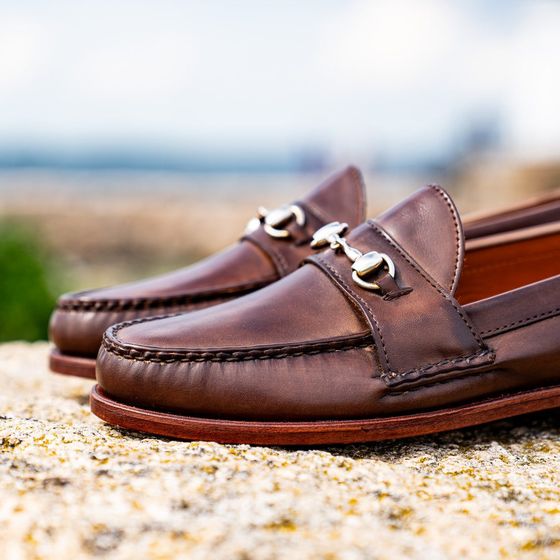 Horsebit Loafers - Dark Brown Calf, view 6