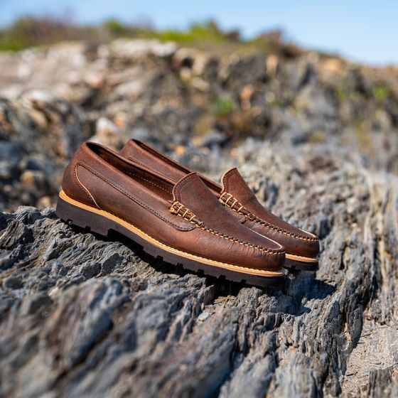Newcastle Venetian Loafer - Rye Crazy Horse, view 6