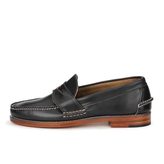Pinch Penny Loafers - Black Shell Cordovan, view 2