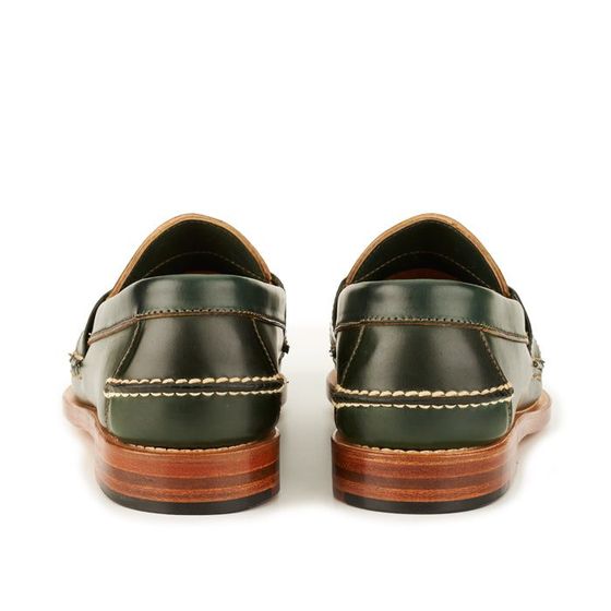Pinch Penny Loafers - Dark Green Shell Cordovan, view 4
