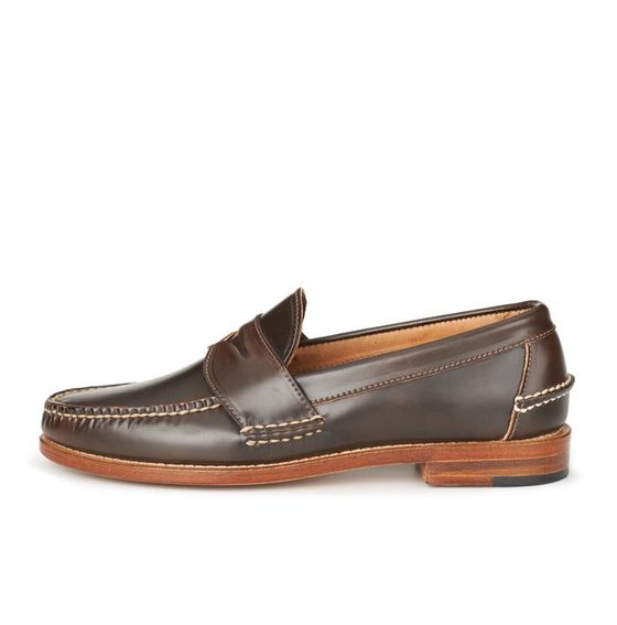 Pinch Penny Loafers - Espresso Shell Cordovan, view 2