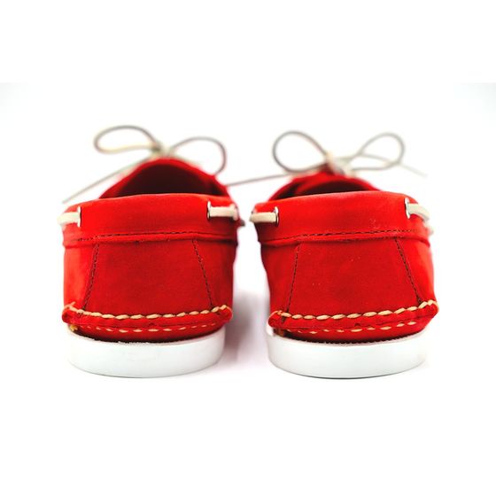 Roque Boat Shoe - Roughman Deep Red, view 5
