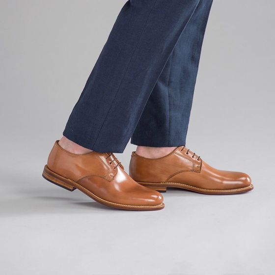 Standish Blucher - Caramel Shell Cordovan, view 4