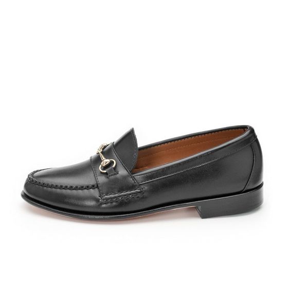 Women's Horsebit Loafers - Black Calf, view 2