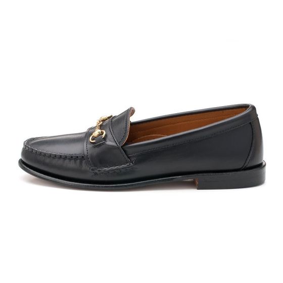 Women's Horsebit Loafers - Black Calf, view 5