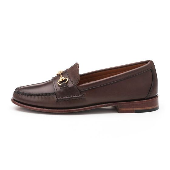 Women's Horsebit Loafers - Dark Brown Calf, view 4
