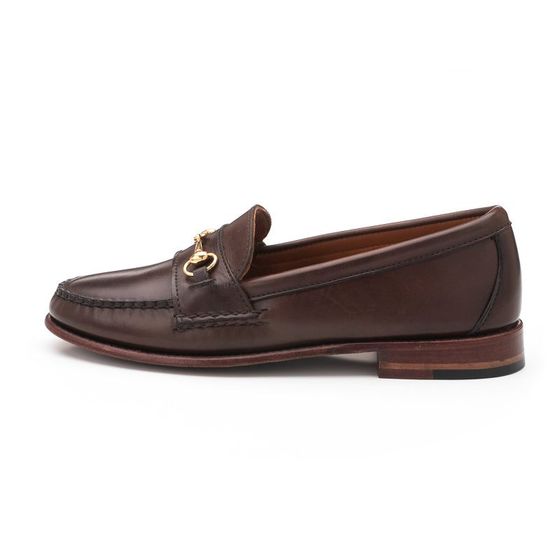 Women's Horsebit Loafers - Dark Brown Calf, view 6