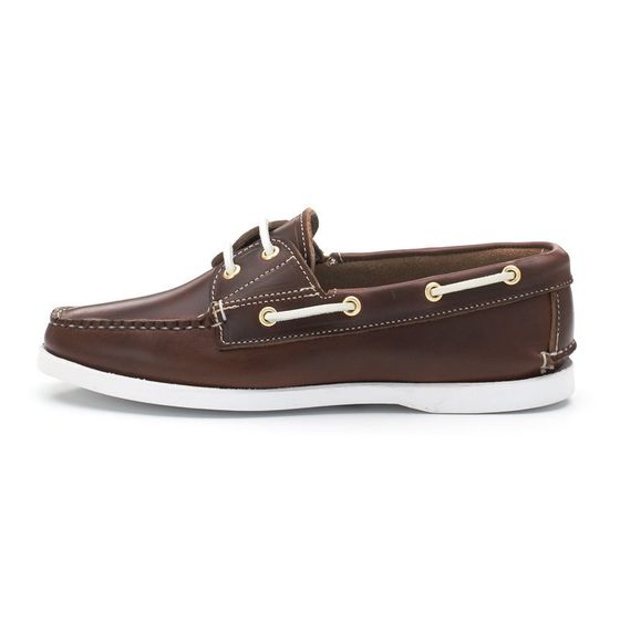 Women's Merrymeet Boat Shoe - Heritage Brown, view 4